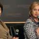 Former first lady Laura Bush and former Secretary of State Hillary Clinton participate in an event to honor the women of Afghanistan at Georgetown University in Washington, D.C., on Nov. 15, 2013.
Mark Wilson/Getty Images